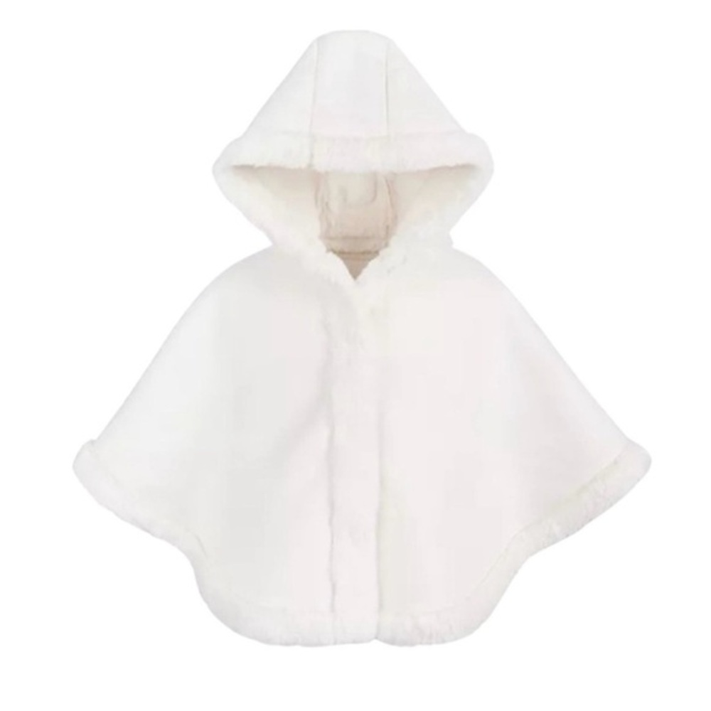FIRST IMPRESSIONS BABY PONCHO CAPE